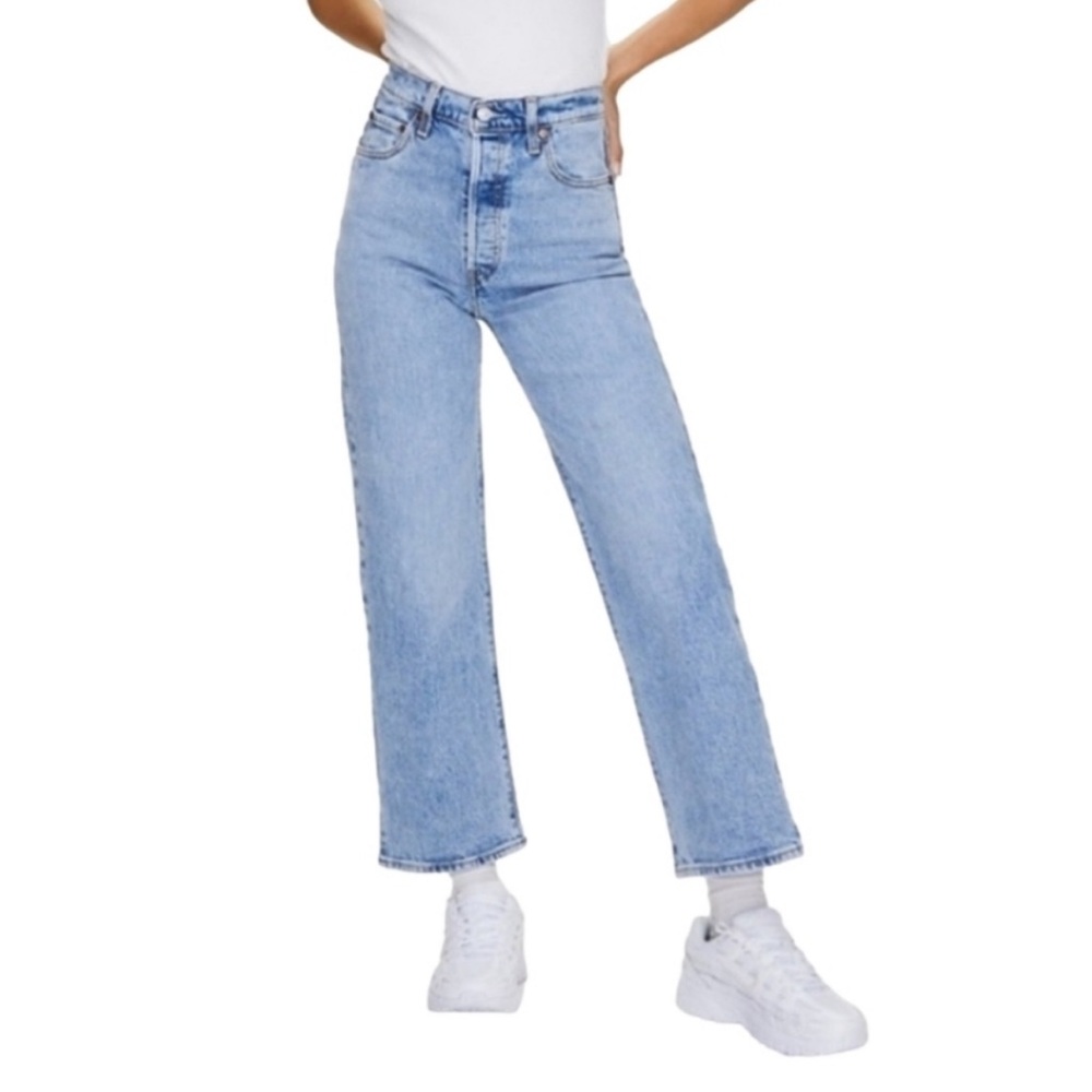 Levi's Ribcage Straight Leg Denim Jeans